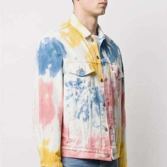 Levi's Vibrant Tie-Dye Denim Jacket - Picture 3 of 14